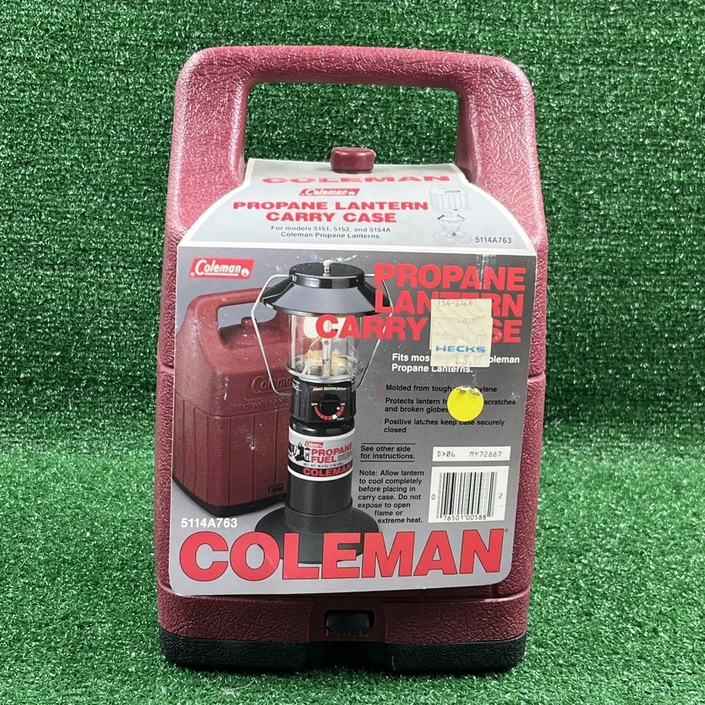 Coleman Propane Lantern Carry Case‎ ONLY Fits 5154A 5151 5152 Burgundy New